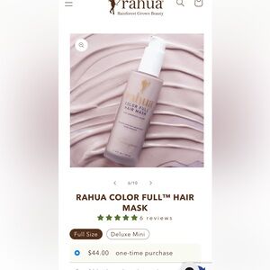 Bundle of hair , rahua products